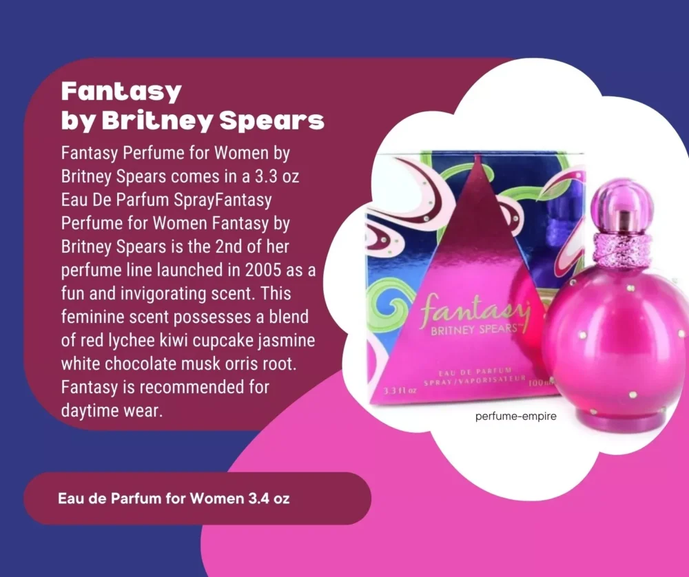 Fantasy by Britney Spears 3.3 / 3.4 oz EDP Perfume for Women New In Box