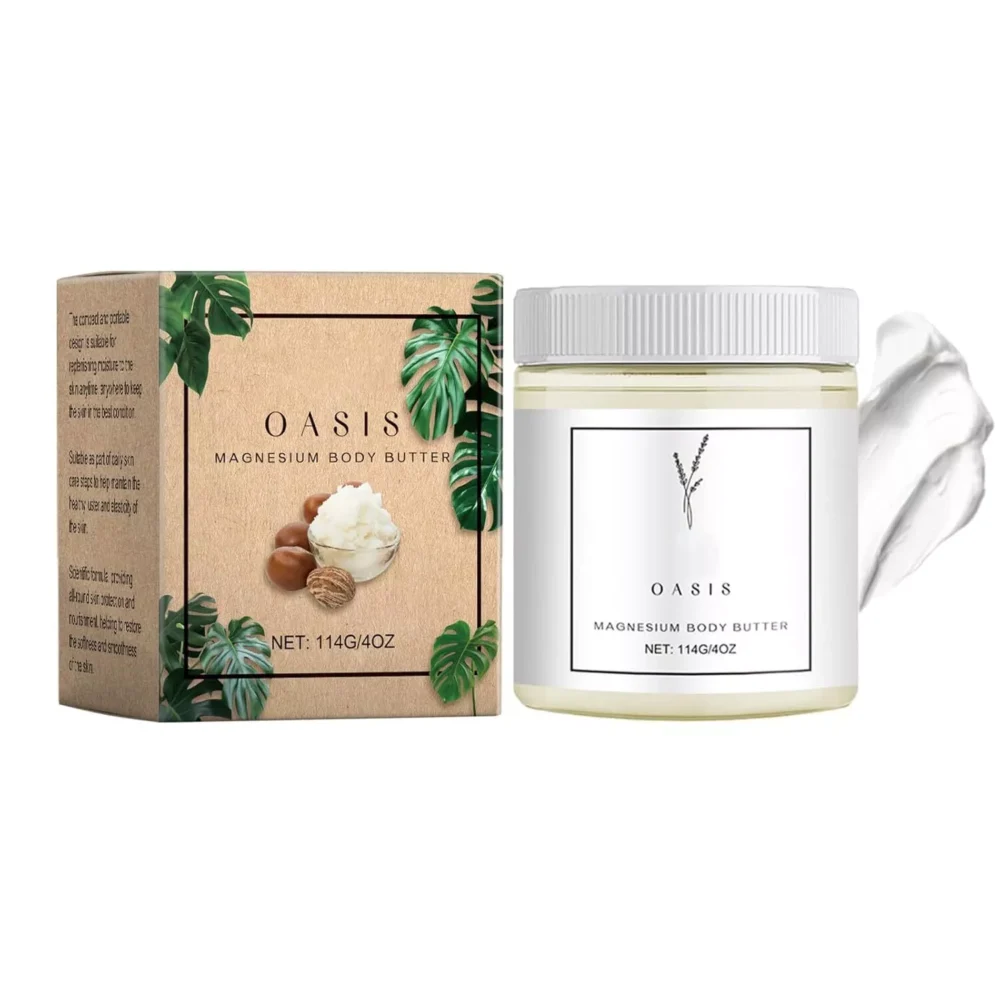 Mama-Bear Oasis Neuropathy Cream, 118ML/4OZ Magnesium Butter, Magnesium Cream