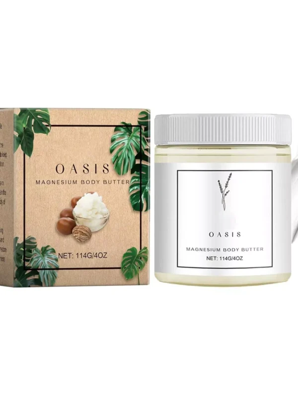 Mama-Bear Oasis Neuropathy Cream, 118ML/4OZ Magnesium Butter, Magnesium Cream