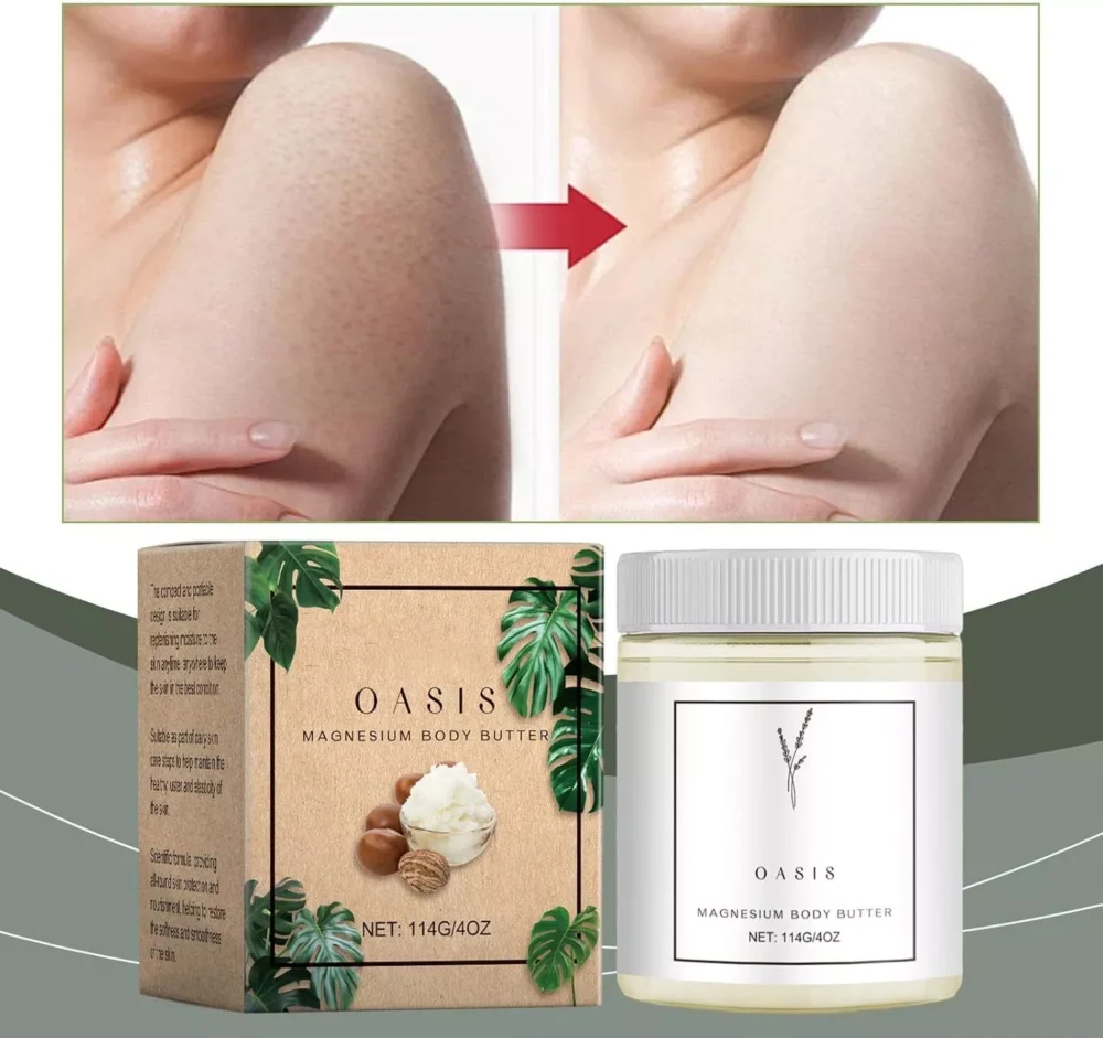Mama-Bear Oasis Neuropathy Cream, 118ML/4OZ Magnesium Butter, Magnesium Cream